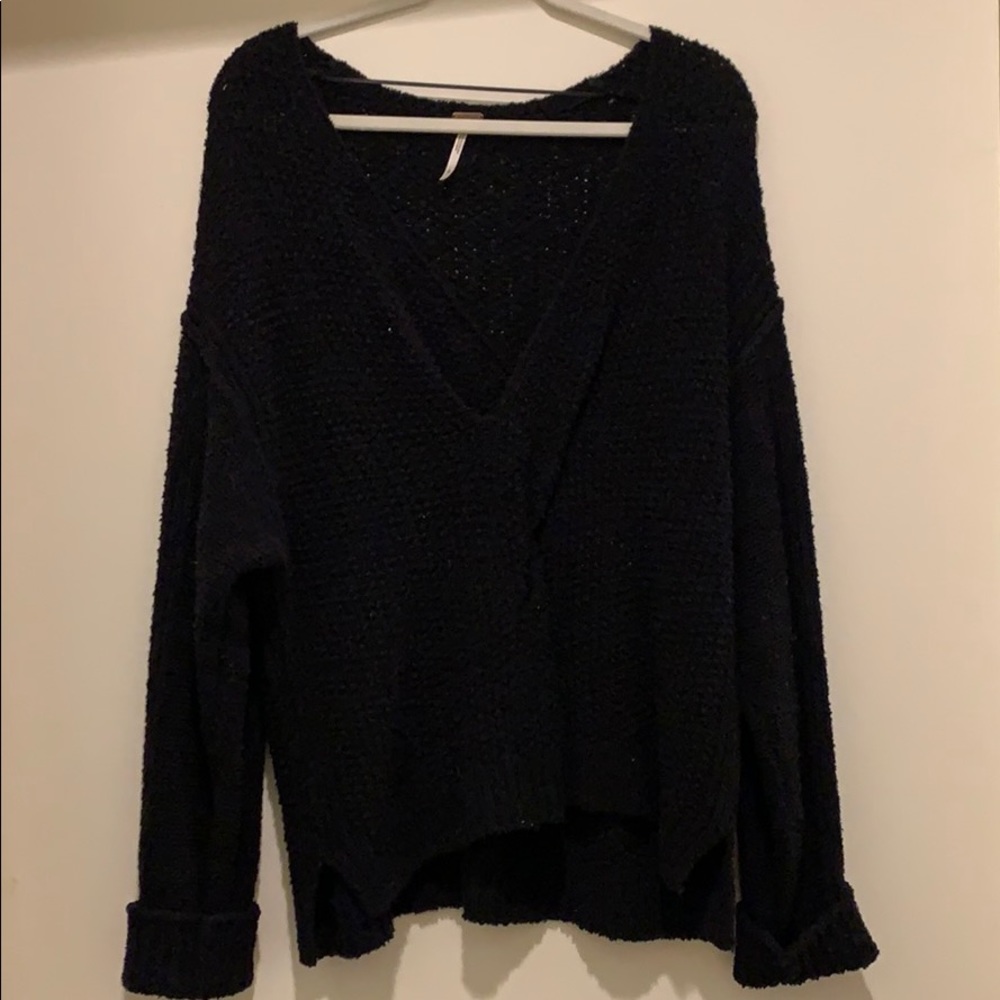 Free people oversize knit sweater